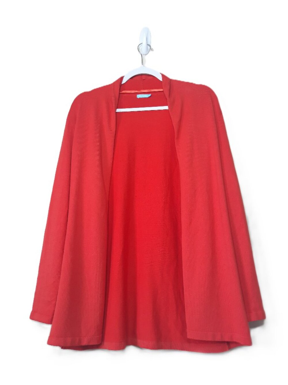 J. McLauglin Cardigan Sweater Deep Orange Medium